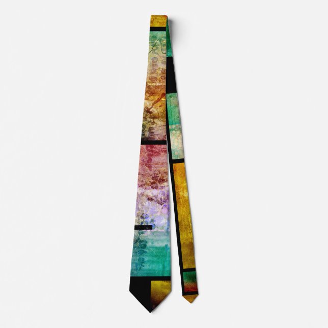 Modern abstract art tie (Front)