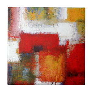 Modern Abstract Art Tile