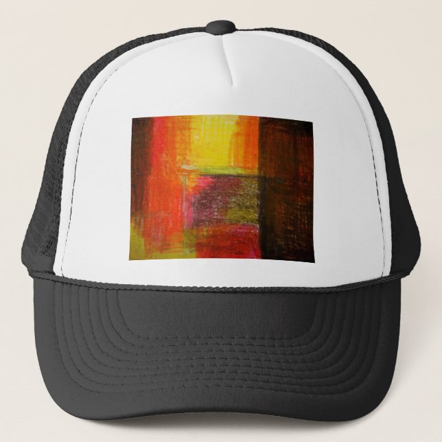 Modern Abstract Art Trucker Hat (Front)