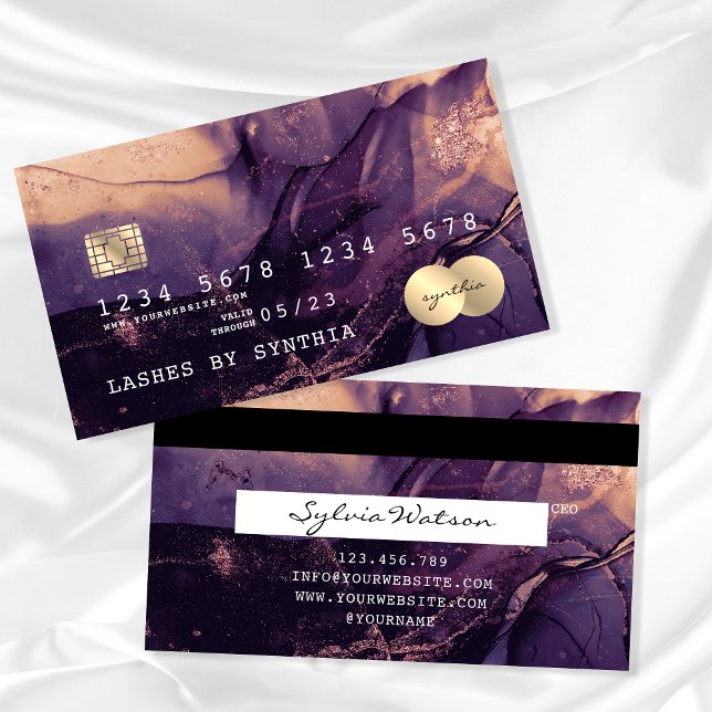 Modern Abstract Art Watercolor Credit Card Style (Creator Uploaded)