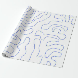 modern abstract art wrapping paper