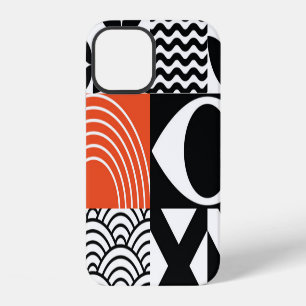 Modern Abstract: Artistic Design Canvas. iPhone 12 Case