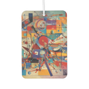 Modern Abstract Artwork Car Air Freshener