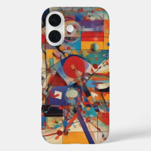 Modern Abstract Artwork iPhone 16 Case