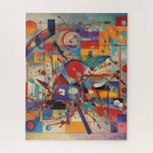 Modern Abstract Artwork Jigsaw Puzzle