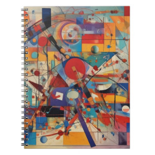 Modern Abstract Artwork Notebook