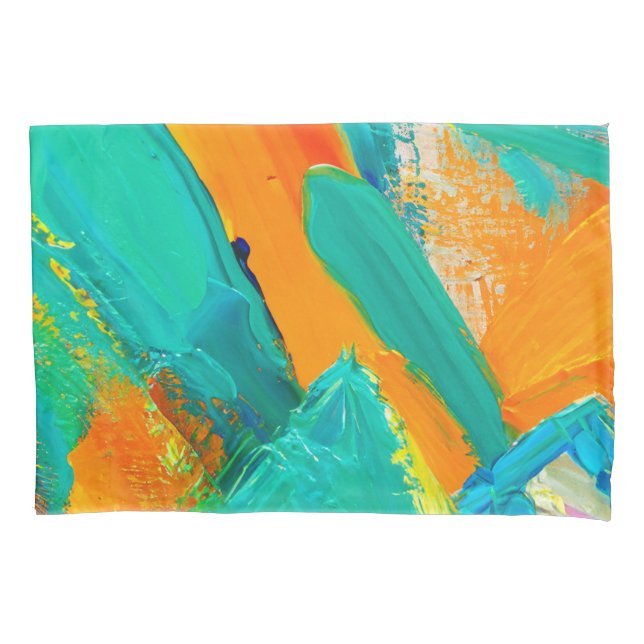 Modern Abstract Artwork Pillowcase (Front)