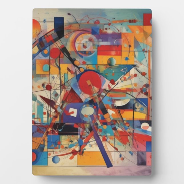 Modern Abstract Artwork Plaque (Front)