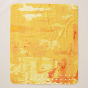 Modern abstract background of bright brush strokes sherpa blanket