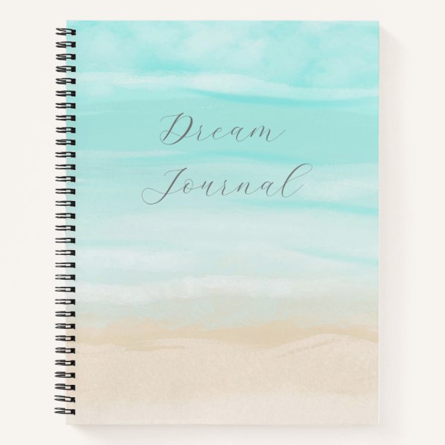 Modern Abstract Beach Dream Journal (Front)