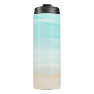 Modern Abstract Beach Thermal Tumbler