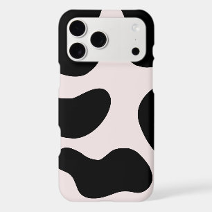 Modern Abstract Black Blob Pattern Phone Case