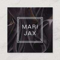 Modern Abstract Black fabric flowing