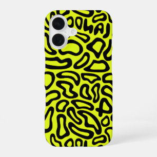 Modern Abstract Blob Pattern Phone Case – Racing I