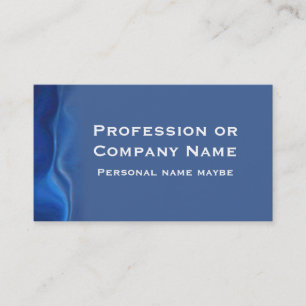 Modern Abstract Blue Border -- Business/Profession Business Card