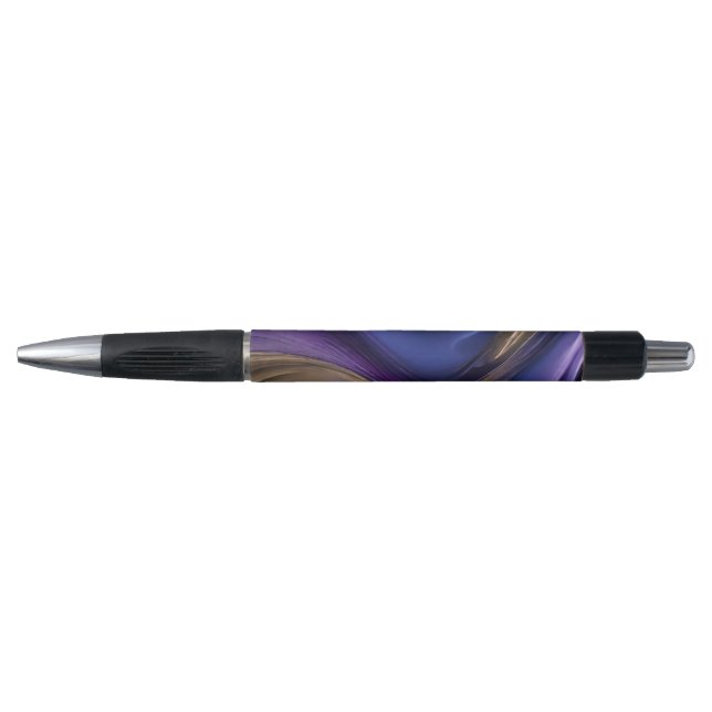 Modern Abstract-Blue, Purple and Gold- (Front)