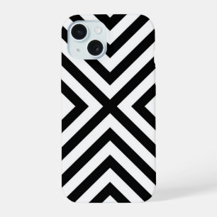 Modern Abstract Chevron Pattern iPhone 15 Case