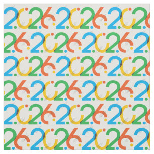 Modern Abstract Class of 2026 Fabric