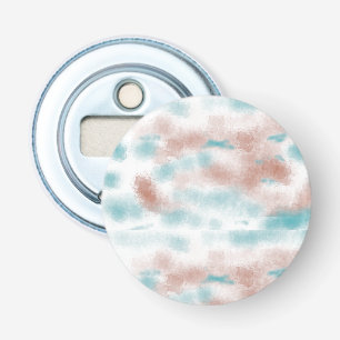 Modern Abstract Clouds  Bottle Opener