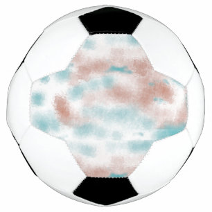 Modern Abstract Clouds Soccer Ball