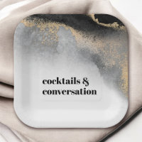 Modern Abstract Cocktails and Conversation Party