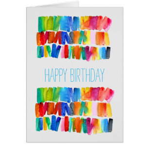 Modern abstract color riot crazy colors