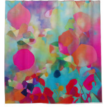 Modern Abstract Colour Flowers