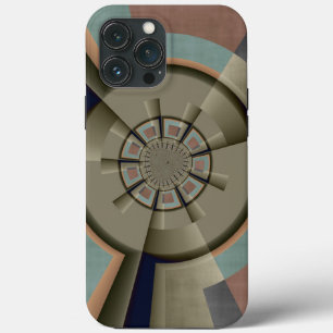Modern Abstract Colour Harmony Fractal Art Graphic iPhone 13 Pro Max Case