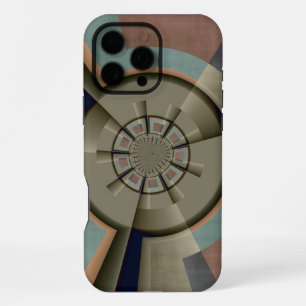 Modern Abstract Colour Harmony Fractal Art Graphic iPhone 16 Pro Max Case