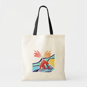 Modern Abstract Colourful Art Canvas Tote Bag