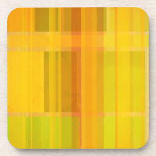 Modern Abstract Colourful Citrus Colours Coaster