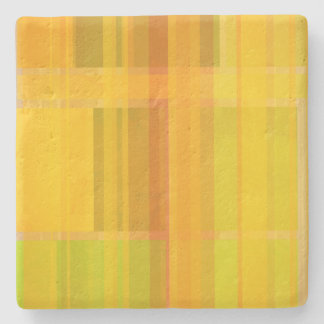 Modern Abstract | Colourful Citrus Colours Stone Coaster