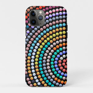 Modern Abstract Colourful Dot Art Case-Mate iPhone Case