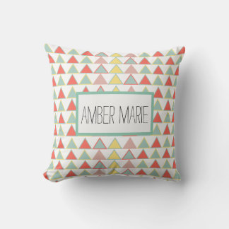 Modern Abstract Colourful Geometric Pattern Cushion