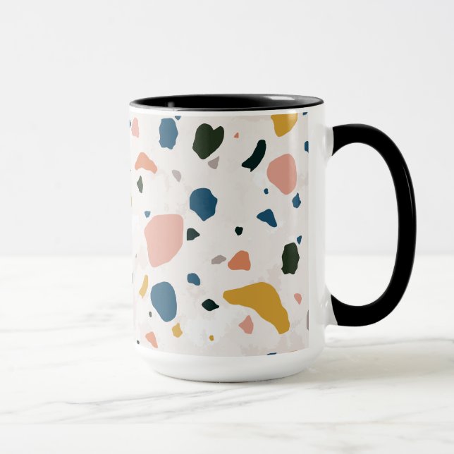 Modern Abstract Colourful Pattern Mug (Right)