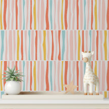 Modern Abstract Colourful Striped Pattern