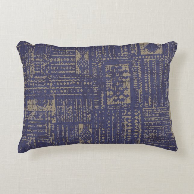 Modern abstract, contemporary surface pattern desi decorative cushion (Front)