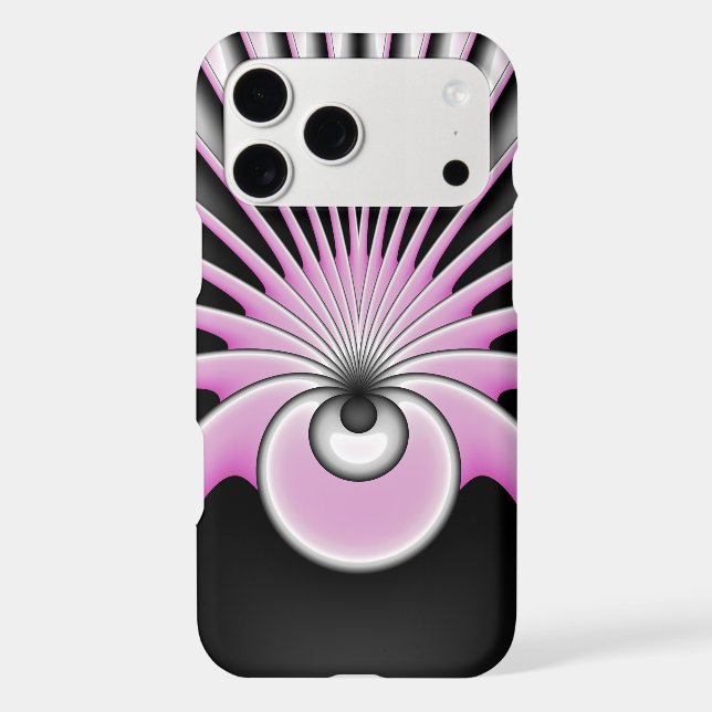 Modern Abstract Crazy Fractal Art Pattern (Back)