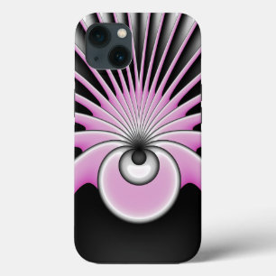 Modern Abstract Crazy Fractal Art Pattern iPhone 13 Case