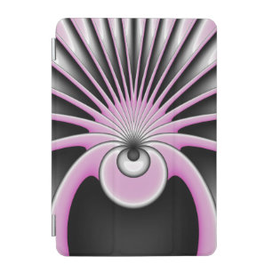 Modern Abstract Crazy Fractal Art Pattern iPad Mini Cover