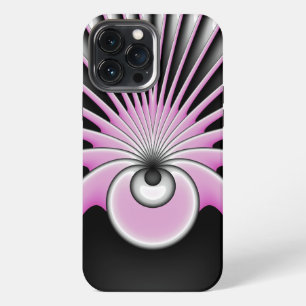 Modern Abstract Crazy Fractal Art Pattern iPhone 13 Pro Max Case