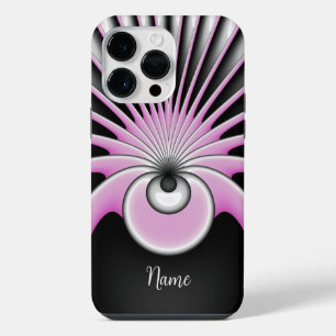 Modern Abstract Crazy Fractal Art Pattern Name iPhone 14 Pro Max Case