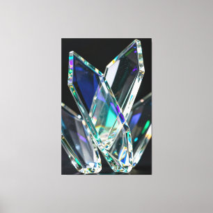 Modern Abstract Crystal Prism Art Print Luxury G