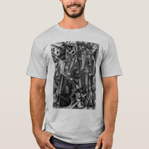 Modern Abstract Cubist Painting Shirt
