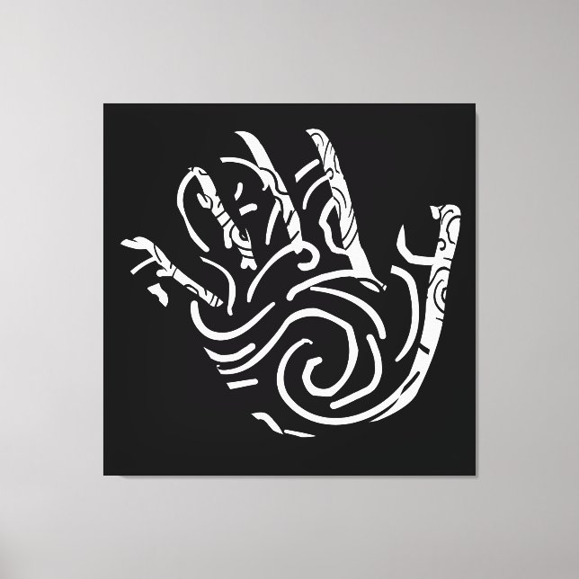 modern abstract design canvas print (Front)