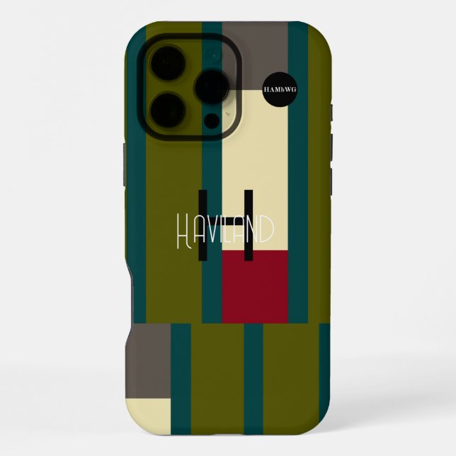 Modern Abstract Design Cell Phone Case HAMbWG (Back)