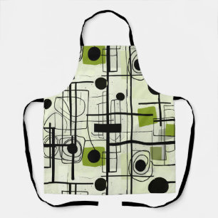 Modern abstract design, dynamic lines Throw Pillow Apron