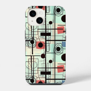 Modern abstract design, dynamic lines Throw Pillow iPhone 14 Case