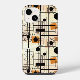 Modern abstract design, dynamic lines Throw Pillow iPhone 14 Case