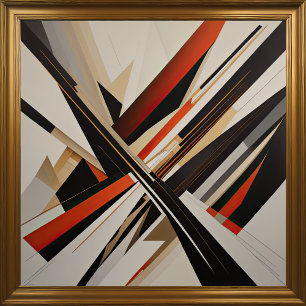 Modern Abstract Design Futurism 1:1 Poster